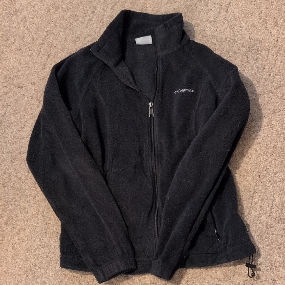 Columbia Black Full-Zip Fleece Jacket